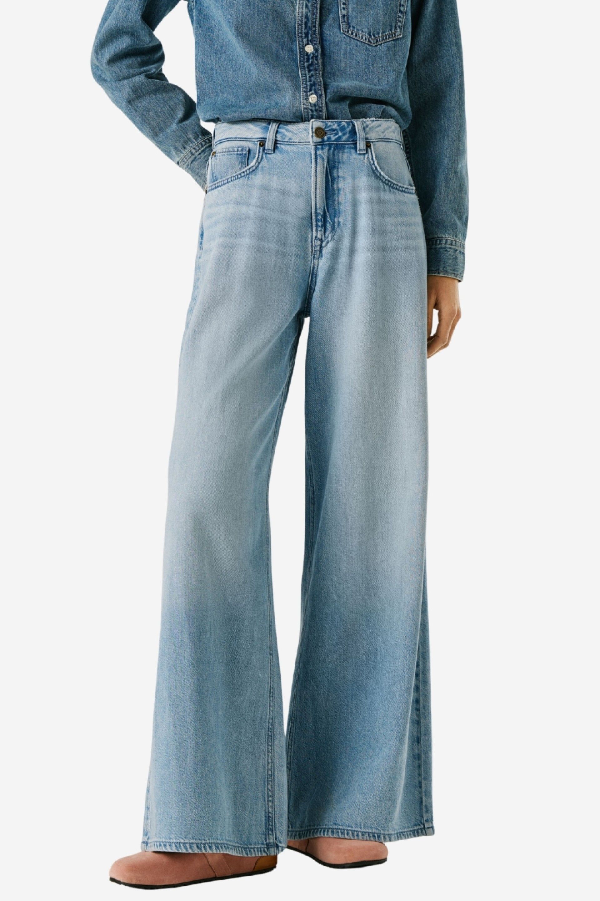 Calça Jeans Mulher Wide Leg Pepe Jeans