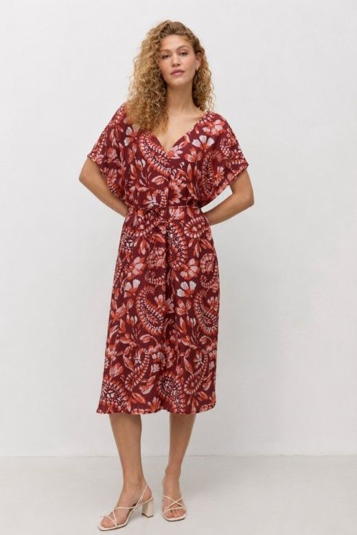 Vestido Nellie Carla Wide 7/8 Print Vero Moda Vestido Nellie Carla Wide 7/8 Print Vero Moda