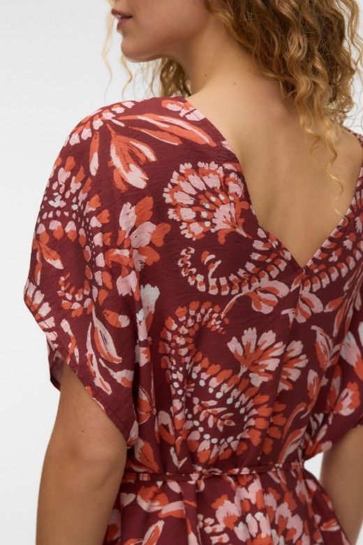 Vestido Nellie Carla Wide 7/8 Print Vero Moda Vestido Nellie Carla Wide 7/8 Print Vero Moda