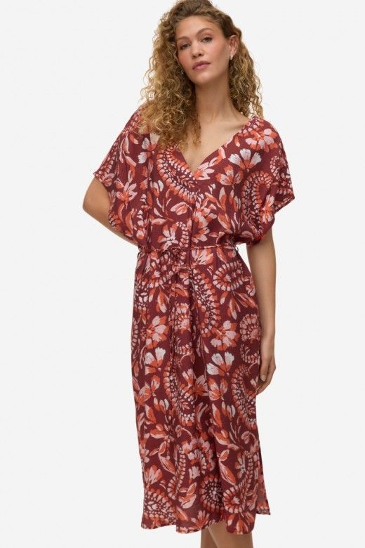 Vestido Nellie Carla Wide 7/8 Print Vero Moda Vestido Nellie Carla Wide 7/8 Print Vero Moda