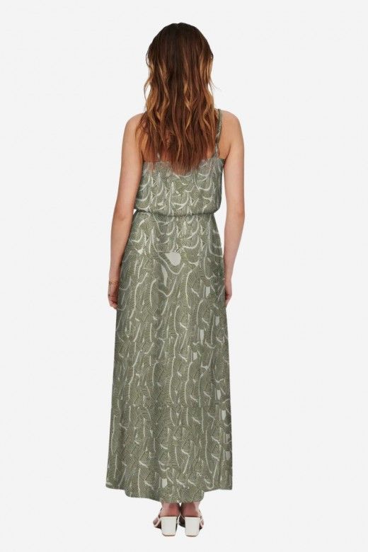 Vestido Only Nova Life Vis Singlet Maxi Print
