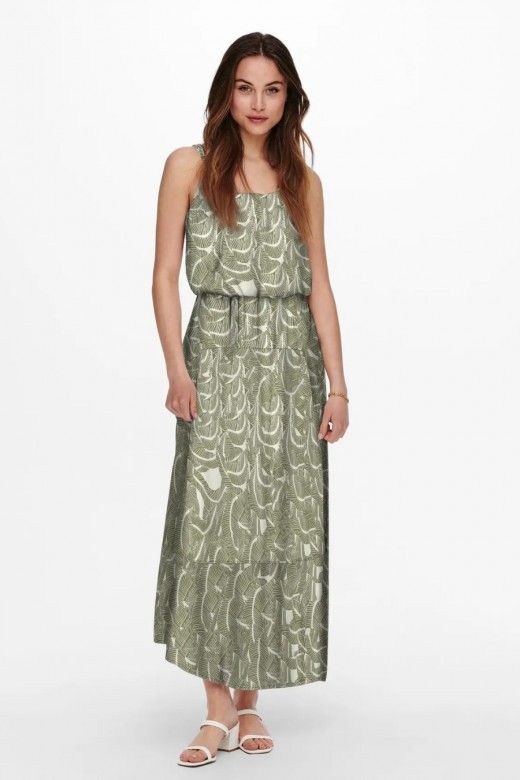 Vestido Only Nova Life Vis Singlet Maxi Print