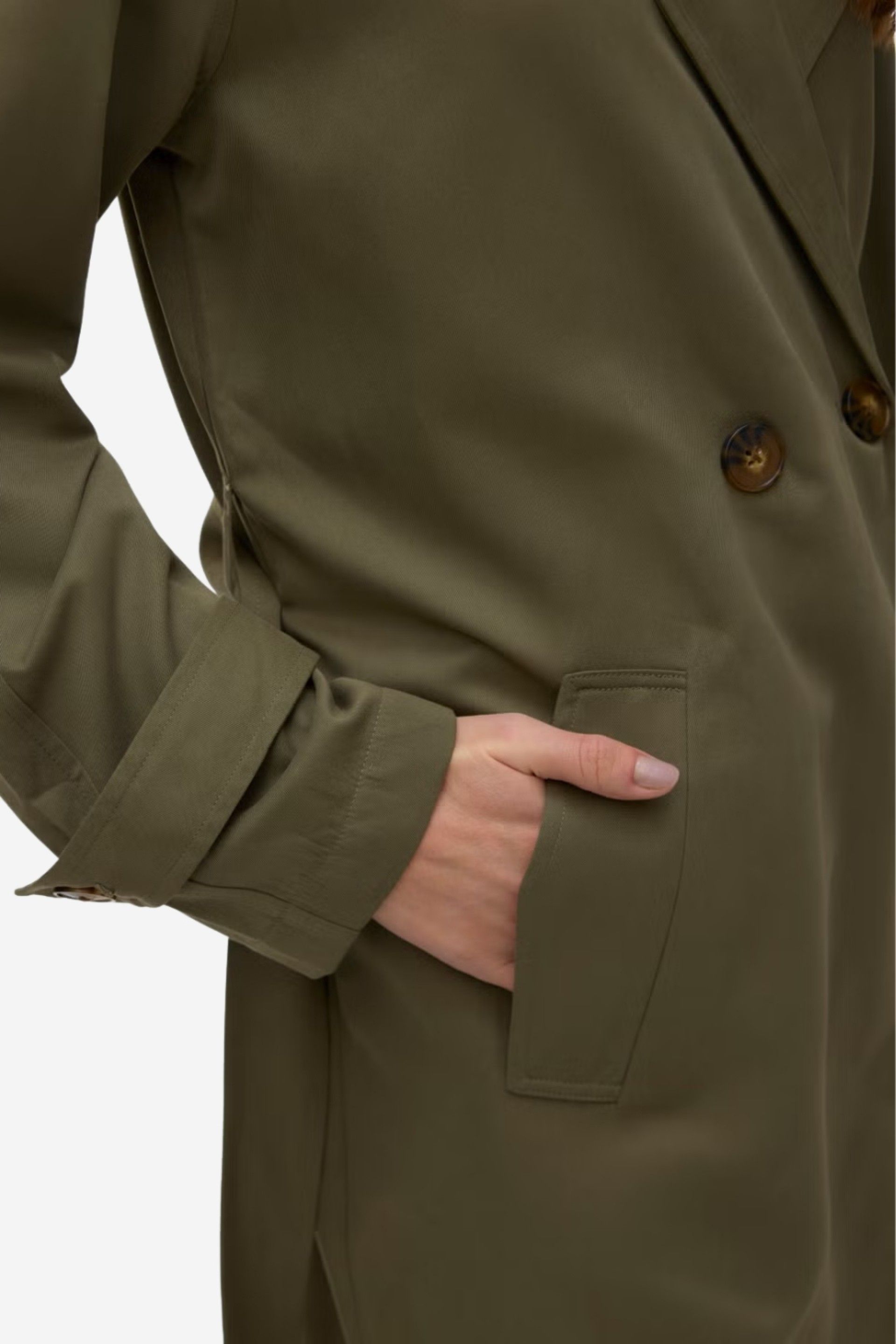 Gabardine Mulher LOU Long VERO MODA