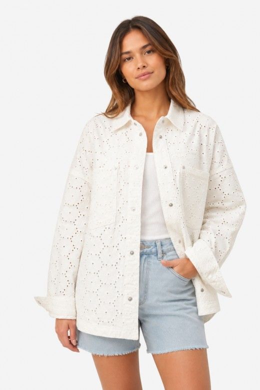 Casaco Only Janine-Fio Renda Casaco Only Janine-Fio Renda
