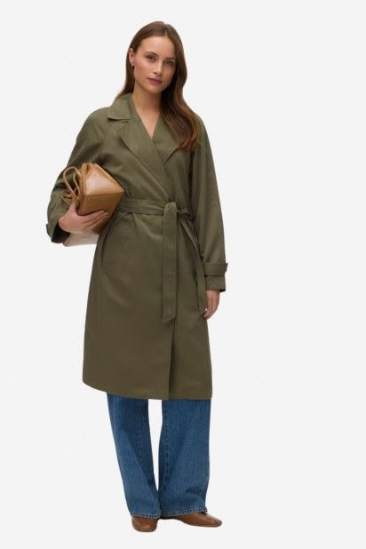Gabardine Mulher LOU Long VERO MODA