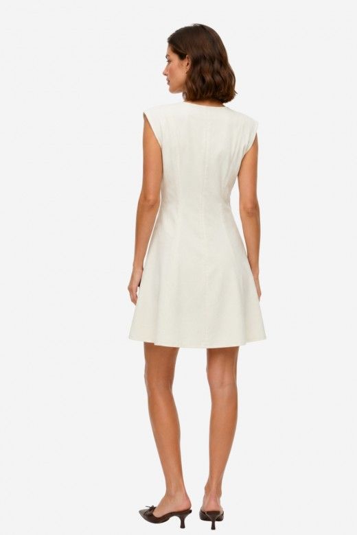 Vestido Denim Vero Moda Malle curto Cr�
