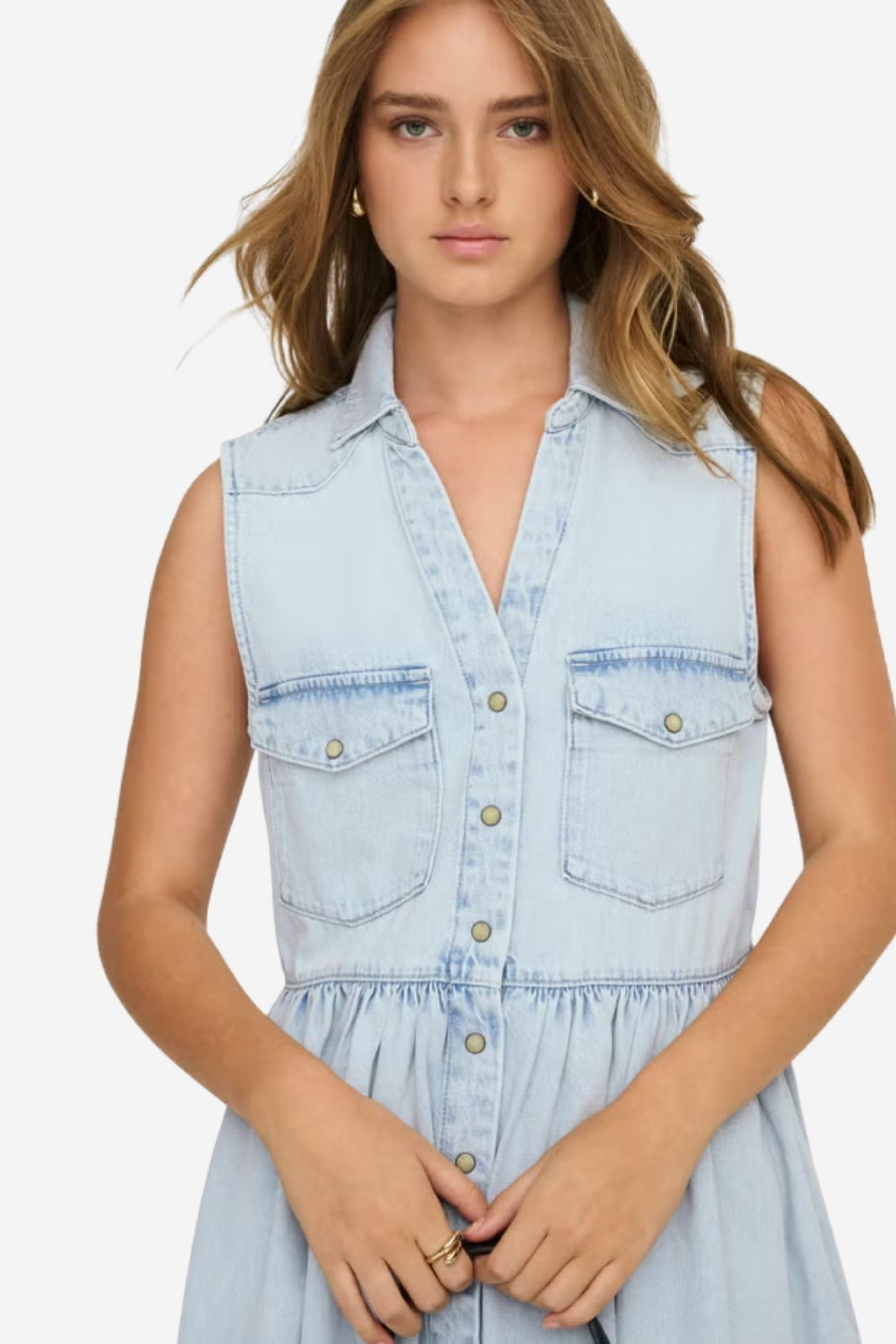 Vestido Jeans Cyrus Curto Only