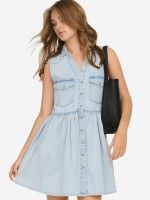 Vestido Jeans Cyrus Curto Only Vestido Jeans Cyrus Curto Only