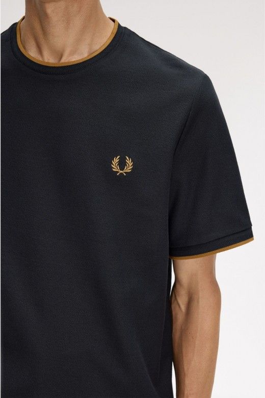 T-Shirt Fred Perry Crepe Pique T-Shirt Fred Perry Crepe Pique