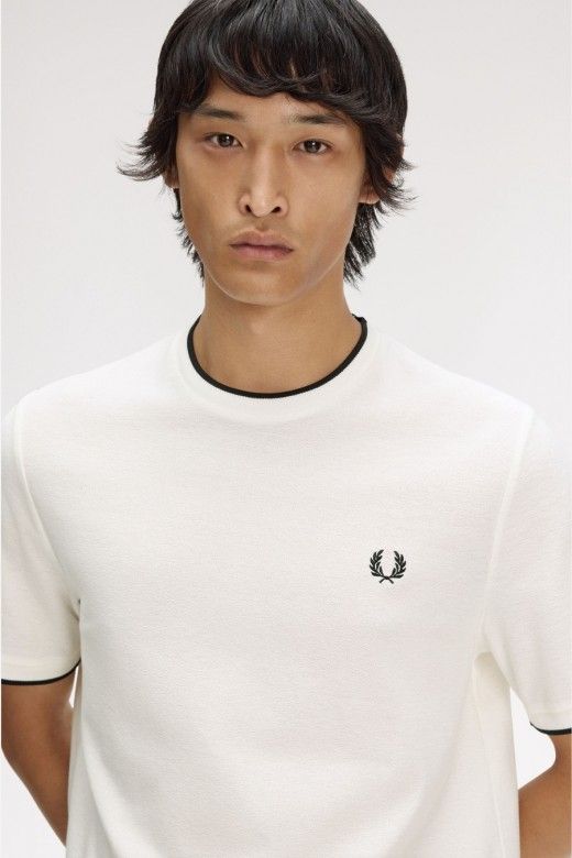 T-Shirt Fred Perry Crepe Pique T-Shirt Fred Perry Crepe Pique