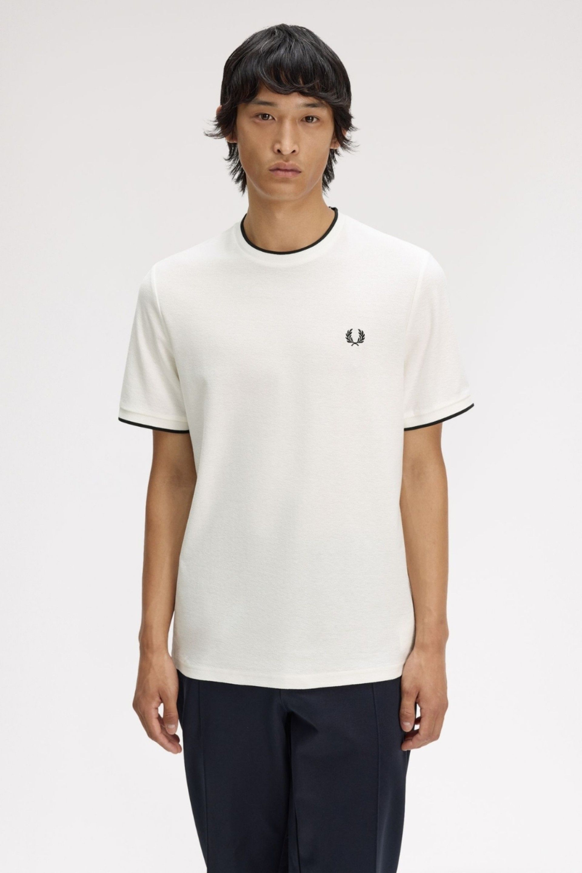 T-Shirt Fred Perry Crepe Pique