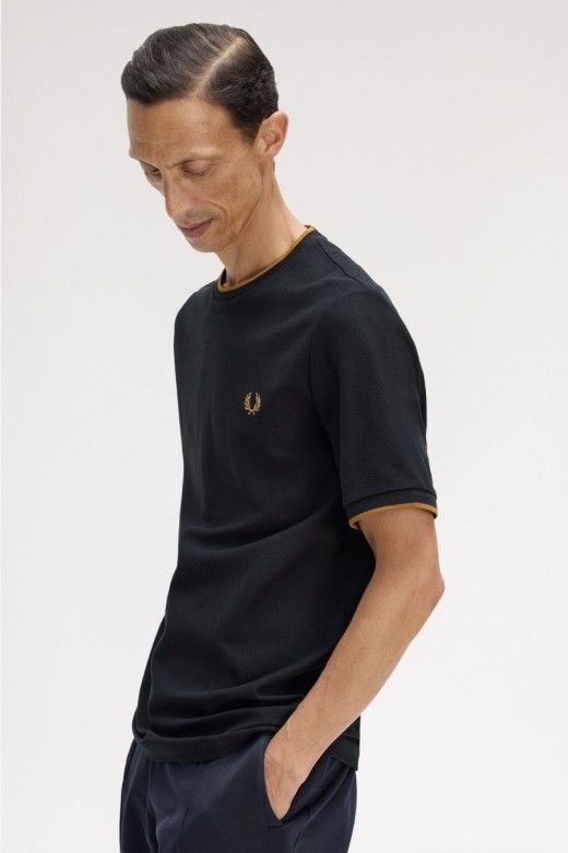 T-Shirt Fred Perry Crepe Pique T-Shirt Fred Perry Crepe Pique