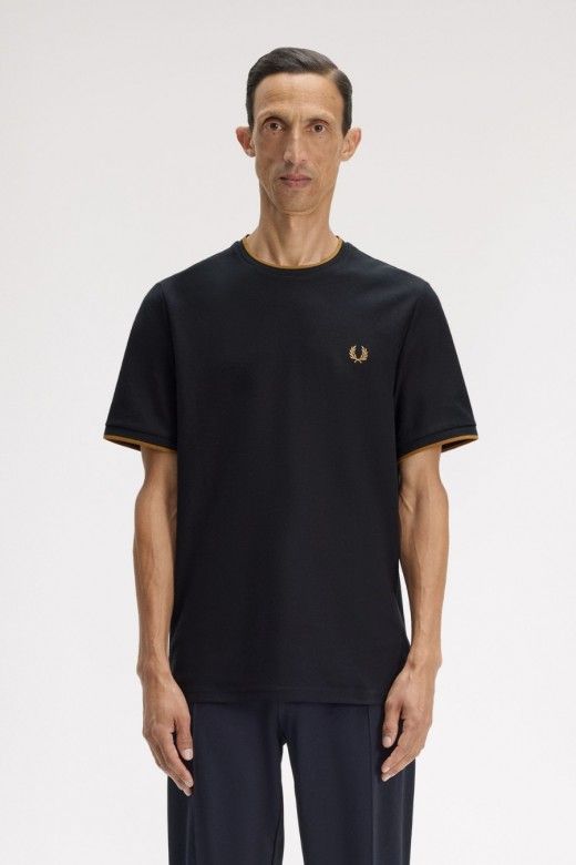 T-Shirt Fred Perry Crepe Pique T-Shirt Fred Perry Crepe Pique