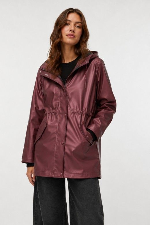 Parka Vero Moda Maloupearl Capuz Coated Parka Vero Moda Maloupearl Capuz Coated