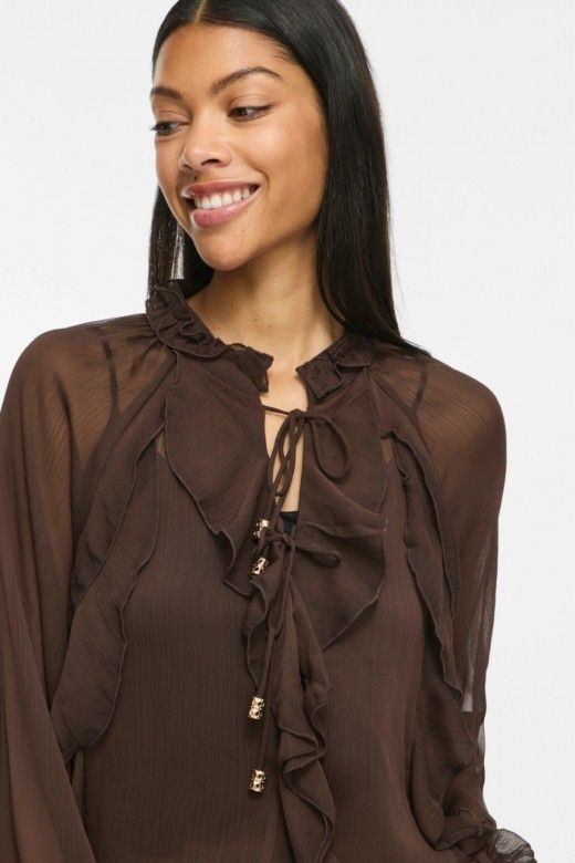 Top Vila Tiro V Blusa Folhos