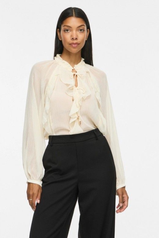 Top Vila Tiro V Blusa Folhos