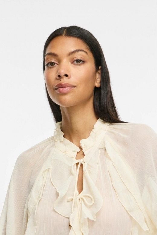 Top Vila Tiro V Blusa Folhos