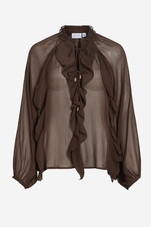 Top Vila Tiro V Blusa Folhos