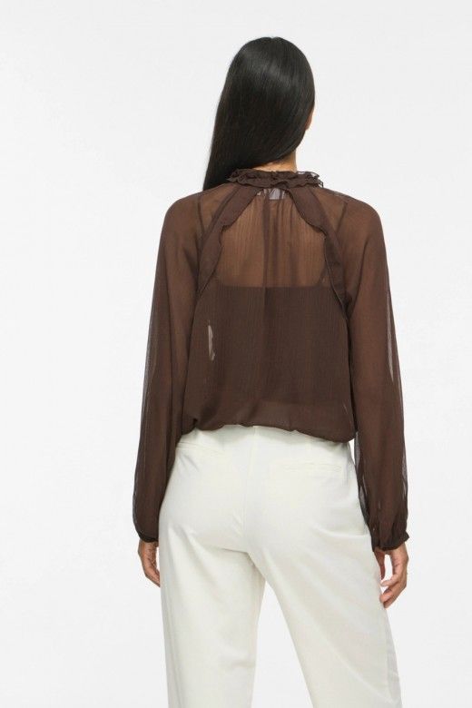 Top Vila Tiro V Blusa Folhos