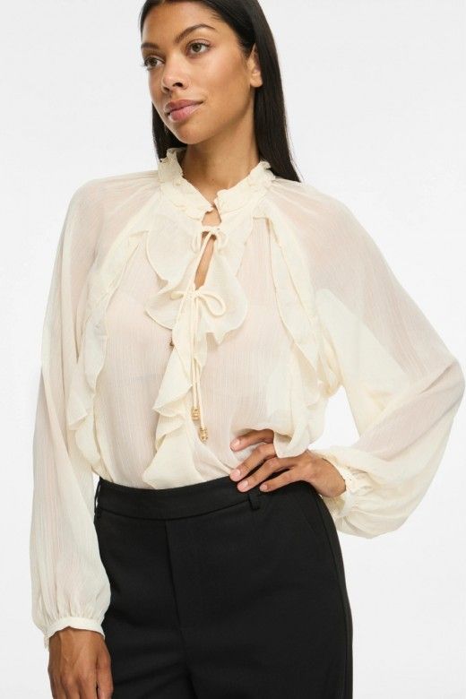Top Vila Tiro V Blusa Folhos