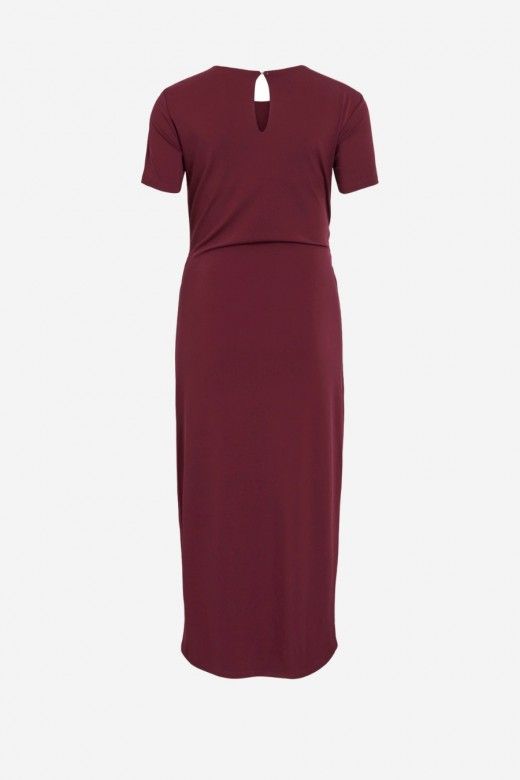 Vestido Midi Vila Justine Gola O Vestido Midi Vila Justine Gola O