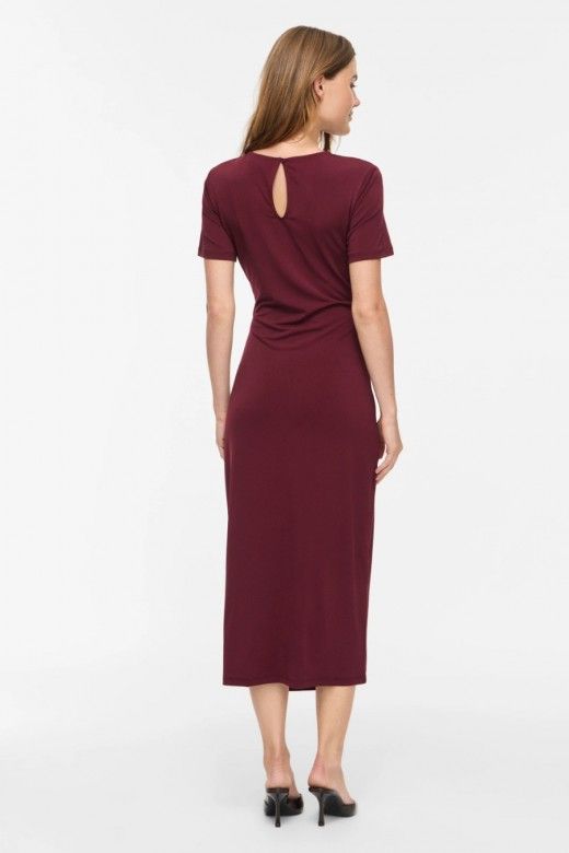 Vestido Midi Vila Justine Gola O Vestido Midi Vila Justine Gola O