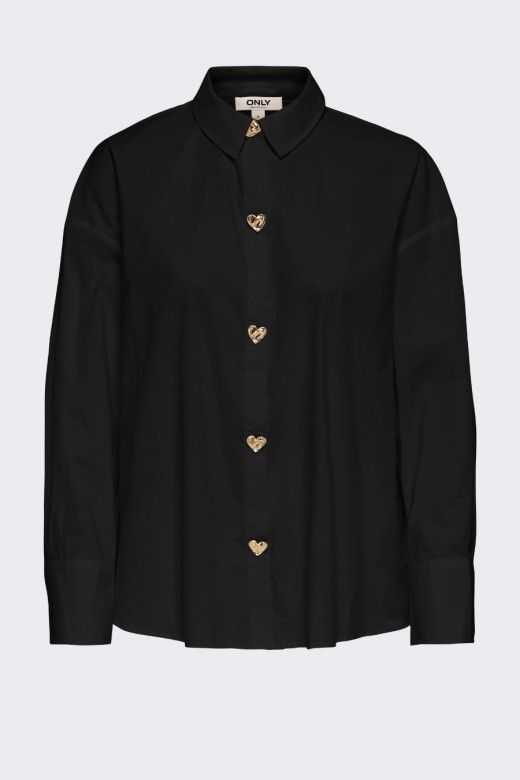 Blusa Only Kiri Botão Dourado Blusa Only Kiri Botão Dourado