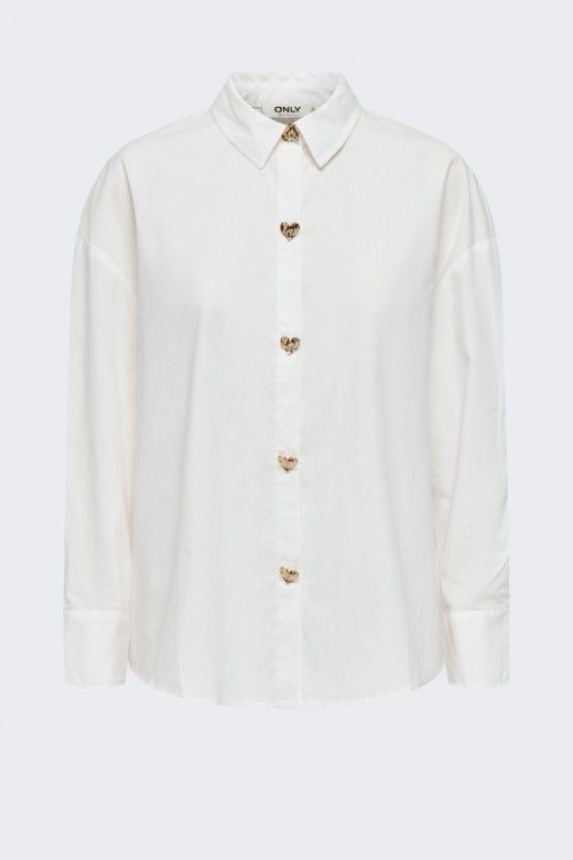 Blusa Only Kiri Botão Dourado Blusa Only Kiri Botão Dourado