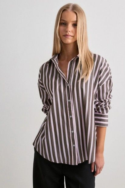 Blusa Only Riscas Oregon Alva