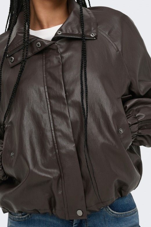 Casaco Only Mini Faux Leather Casaco Only Mini Faux Leather