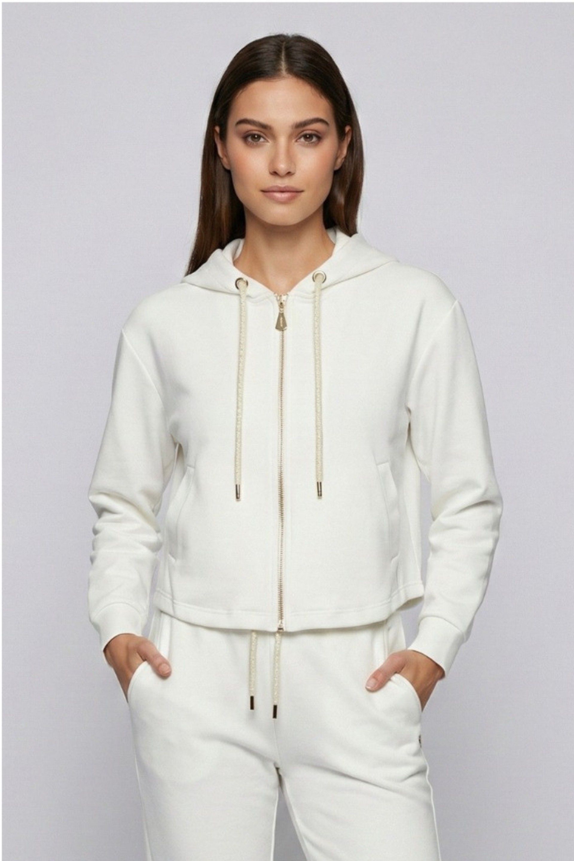 Sweat Cappuccio Zip Interlok Markap