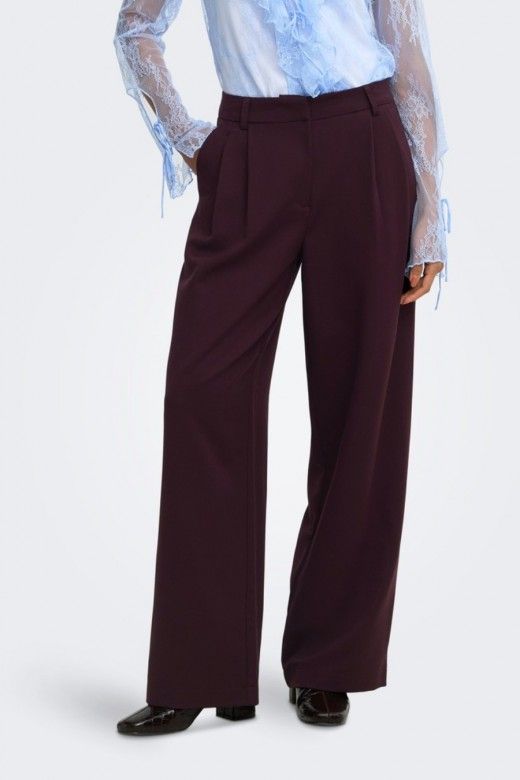 Calça Mulher HATTIE HW PLEAT STR ONLY Calça Mulher HATTIE HW PLEAT STR ONLY