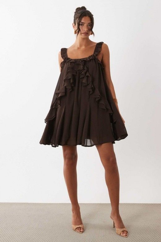 Vestido YAS Chiffa Strap Festa curto Vestido YAS Chiffa Strap Festa curto