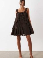 Vestido YAS Chiffa Strap Festa curto Vestido YAS Chiffa Strap Festa curto