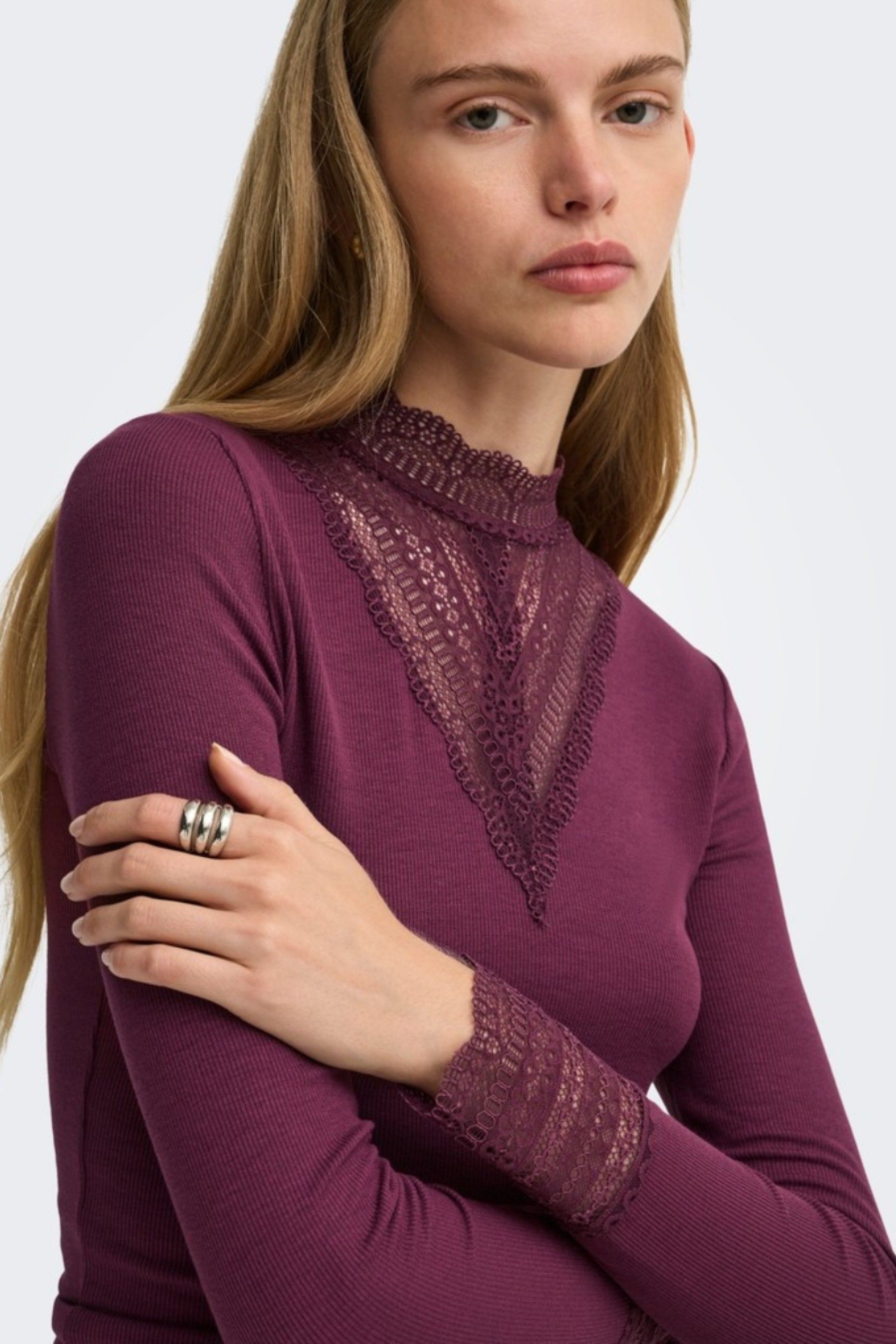 Top Mulher TILD JRS LACE ONLY