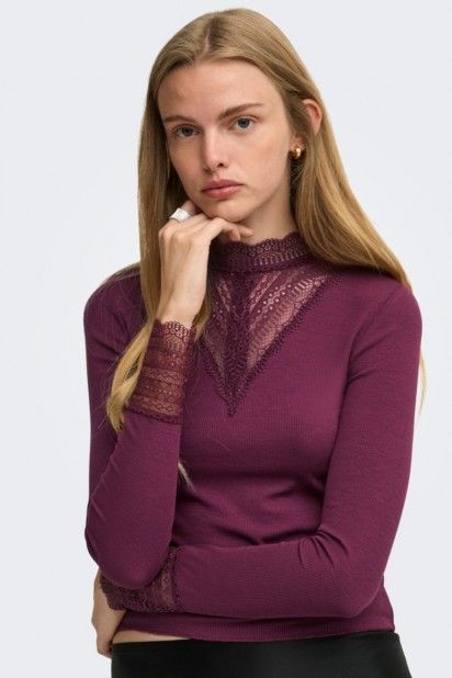 Top Mulher TILD JRS LACE ONLY