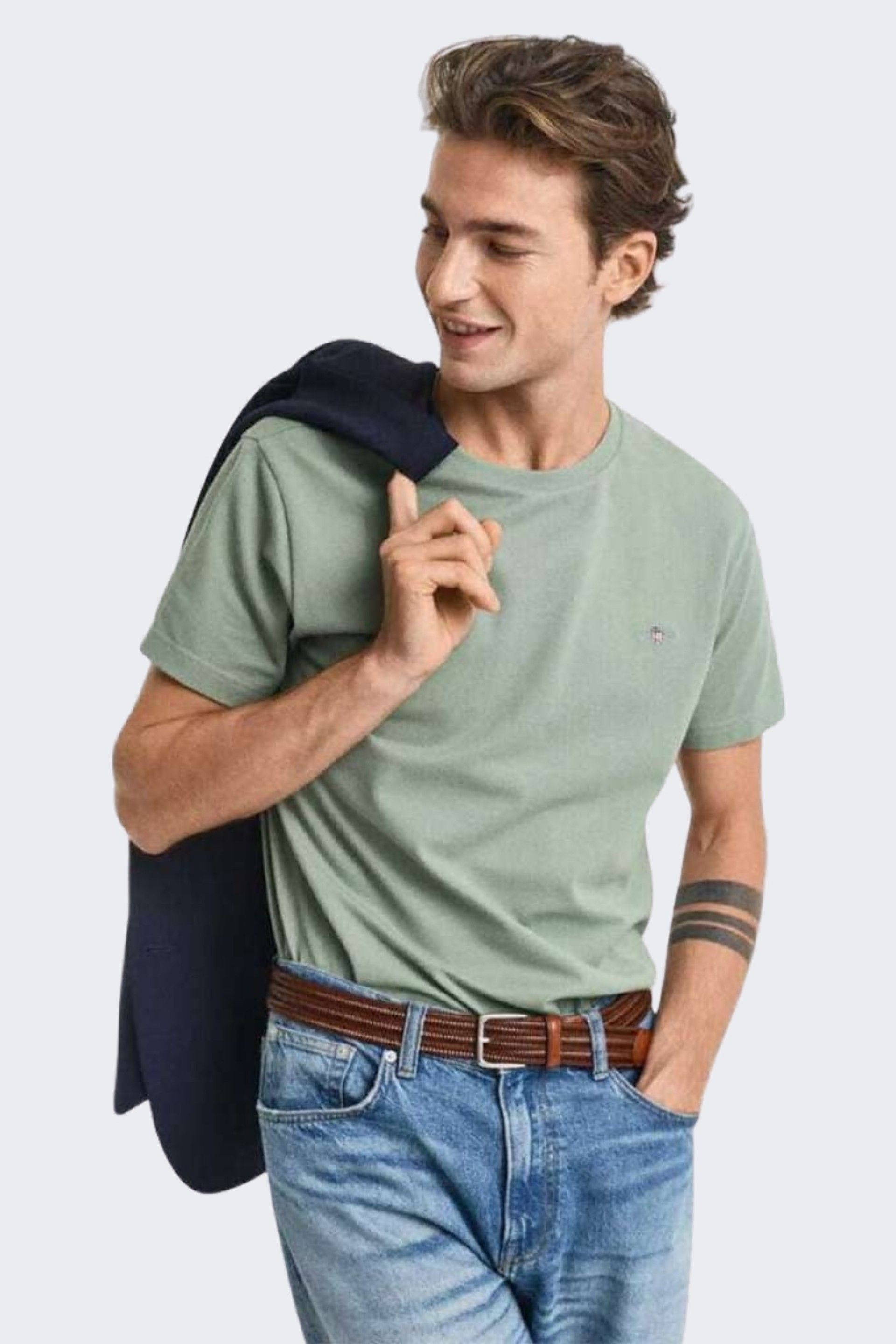 T-Shirt Homem GANT Pique Slim