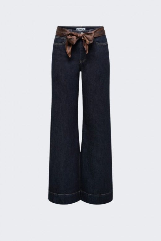 Calça Jeans Only Madison Blush com cinto Calça Jeans Only Madison Blush com cinto