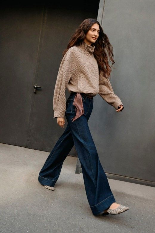 Calça Jeans Only Madison Blush com cinto Calça Jeans Only Madison Blush com cinto