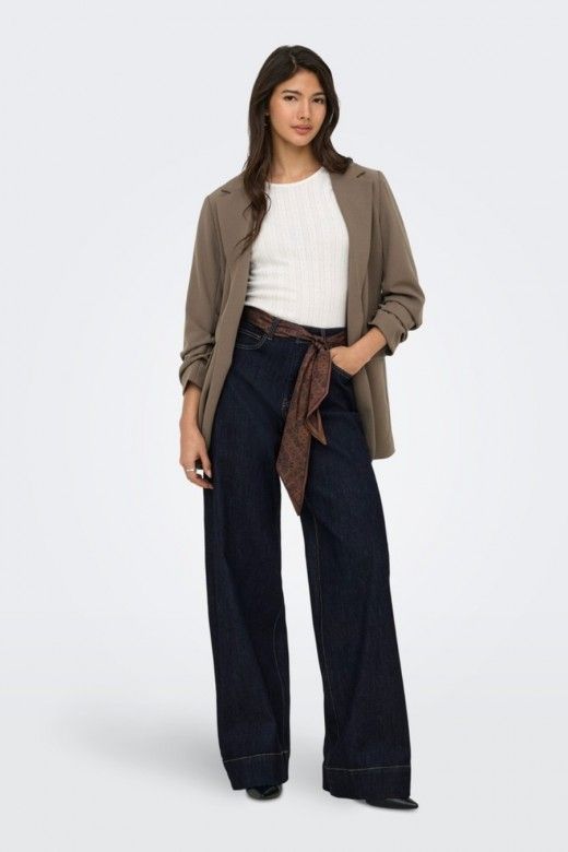 Calça Jeans Only Madison Blush com cinto Calça Jeans Only Madison Blush com cinto