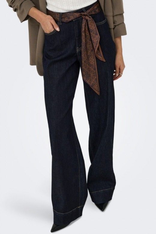 Calça Jeans Only Madison Blush com cinto Calça Jeans Only Madison Blush com cinto