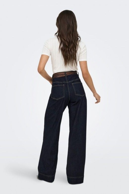 Calça Jeans Only Madison Blush com cinto Calça Jeans Only Madison Blush com cinto