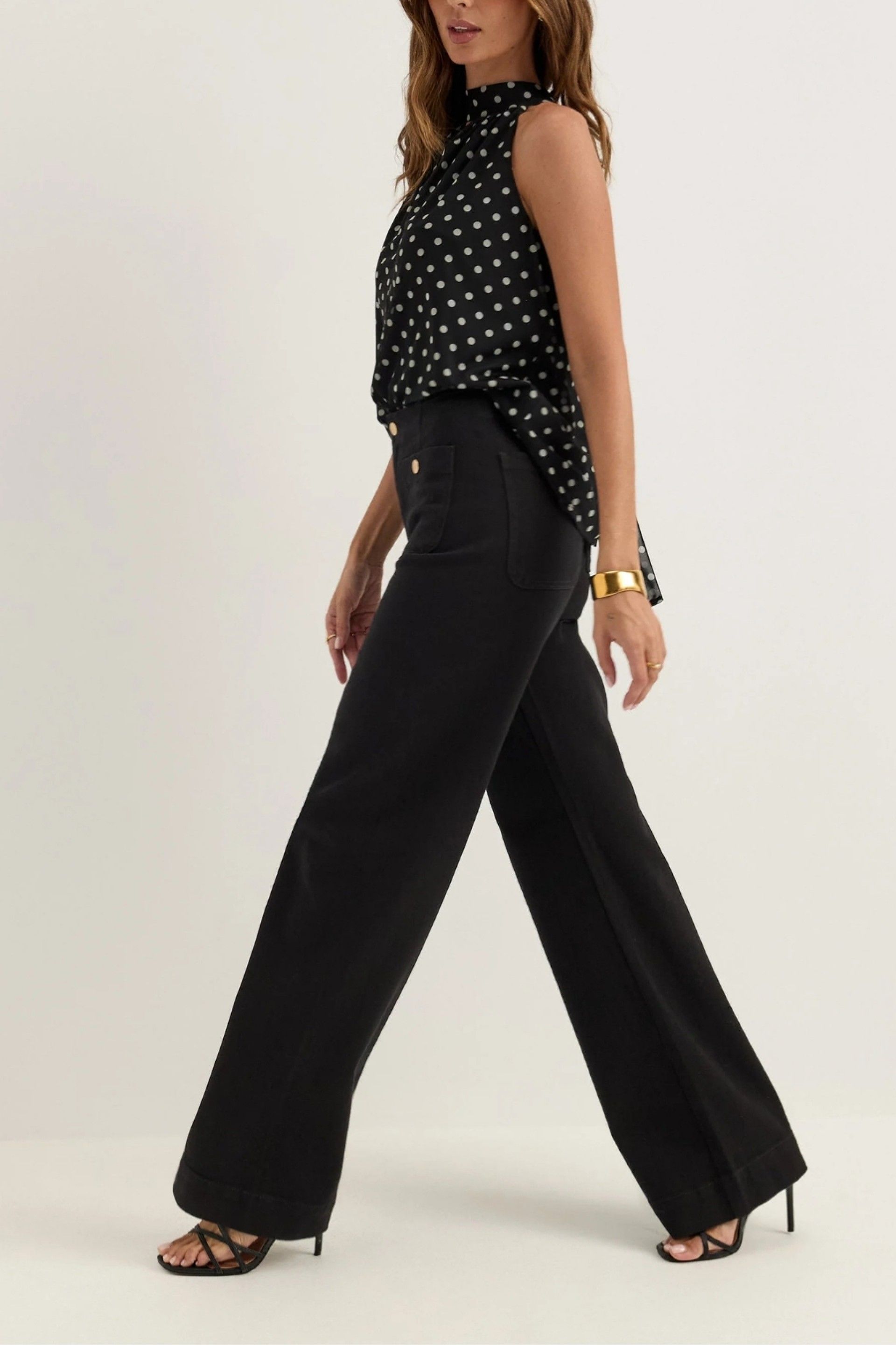 Calça Only Madeline Denin Bolso chapa