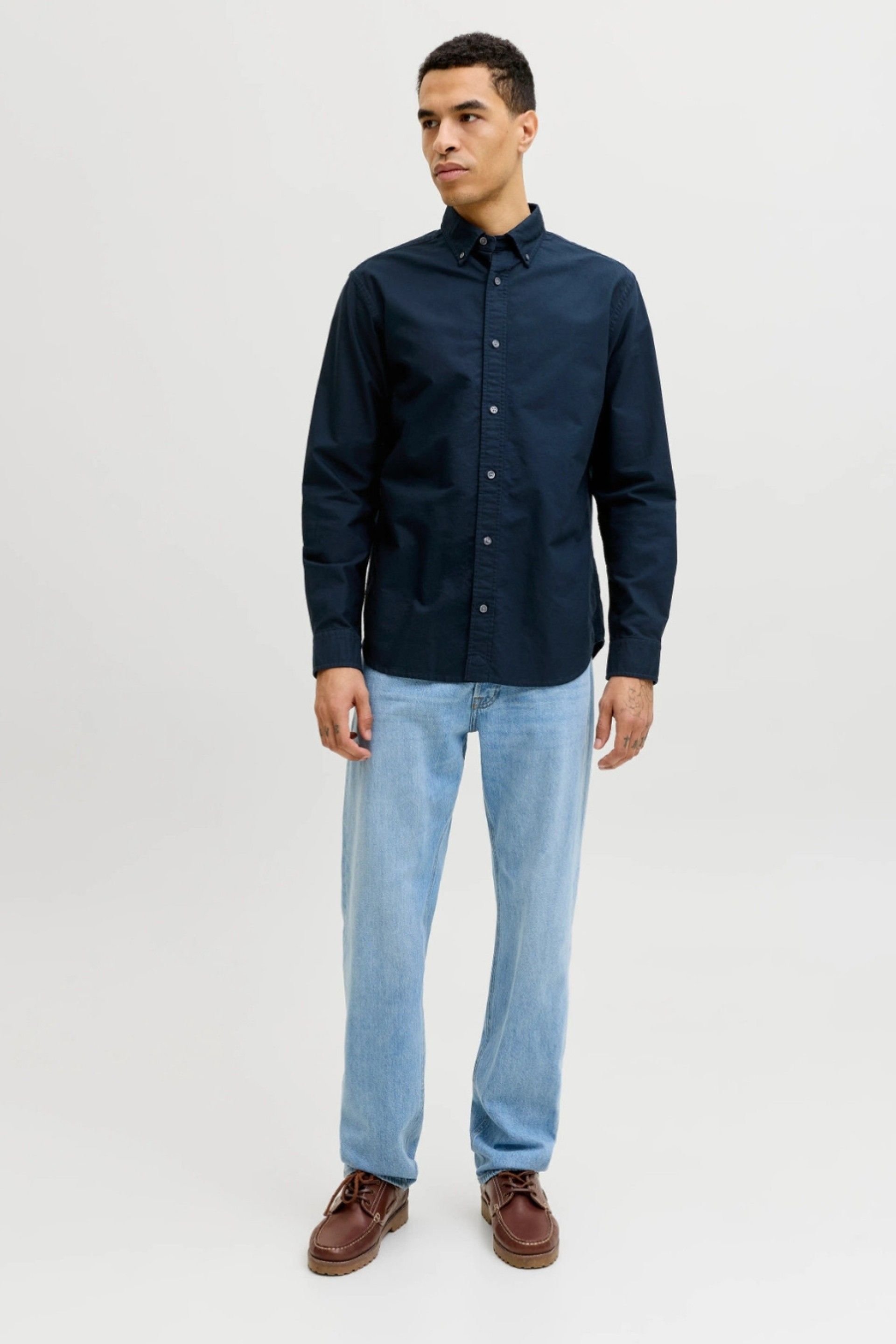 Camisa Jack Jones Oxford Harvey Premium