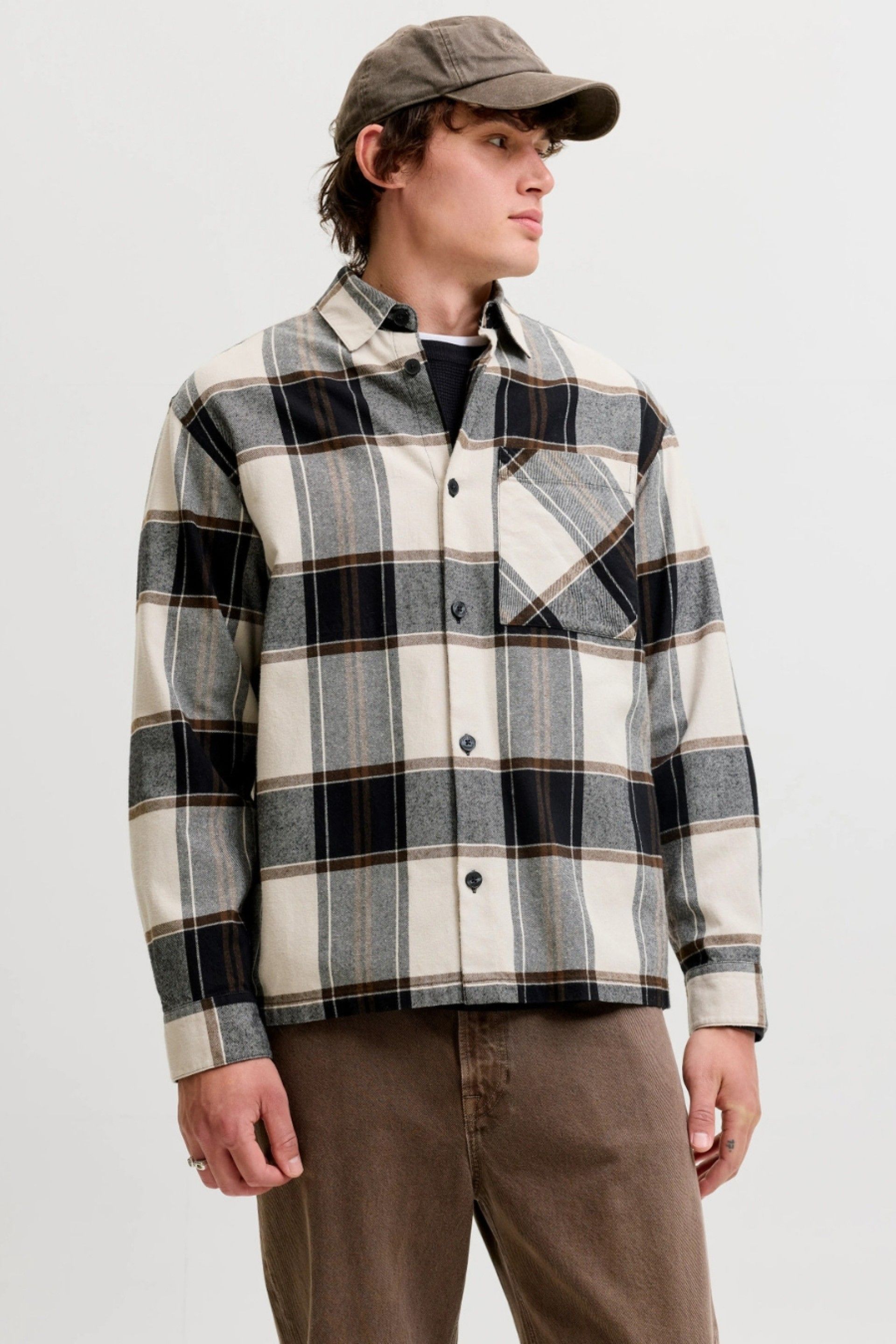 Camisa Jack Jones Jackson Xadrez Oversiz