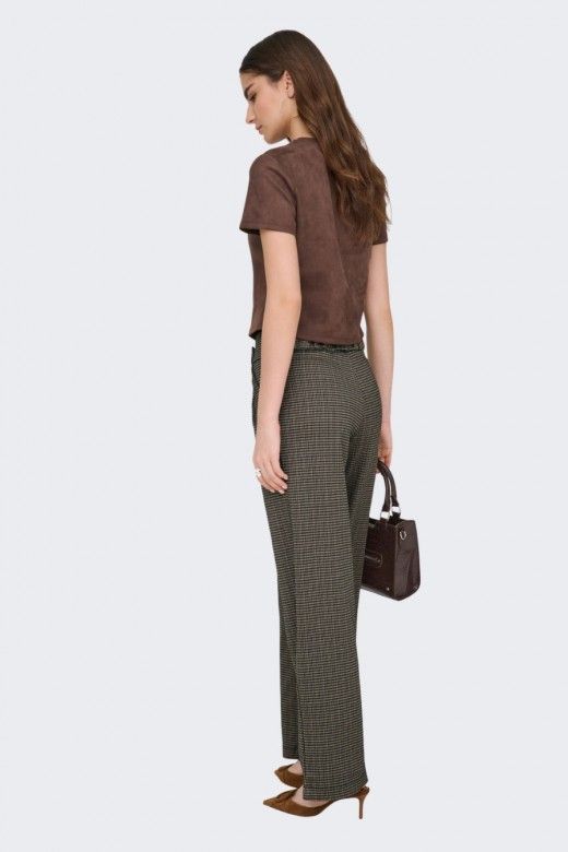 Calça JDY Geggo Mia Long Xadrez Calça JDY Geggo Mia Long Xadrez