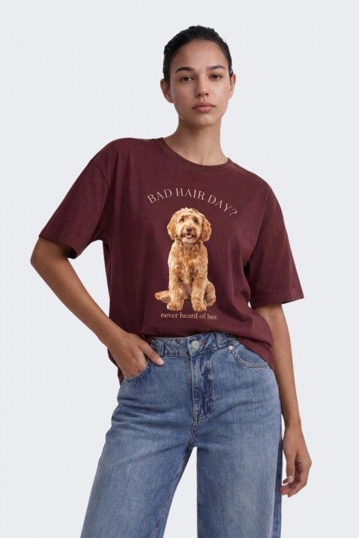 Top Only Vivvi Lovely JRS Print Dog Top Only Vivvi Lovely JRS Print Dog