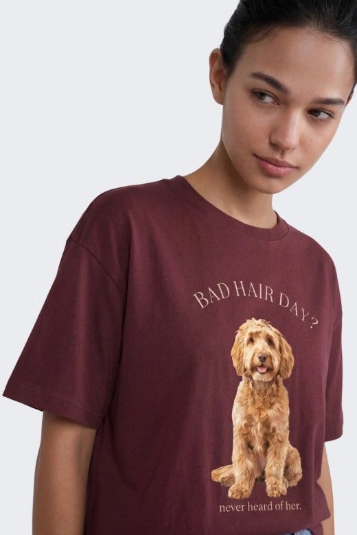 Top Only Vivvi Lovely JRS Print Dog Top Only Vivvi Lovely JRS Print Dog