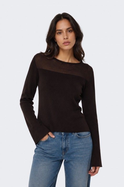 Camisola Vero Moda Crichet Gola O