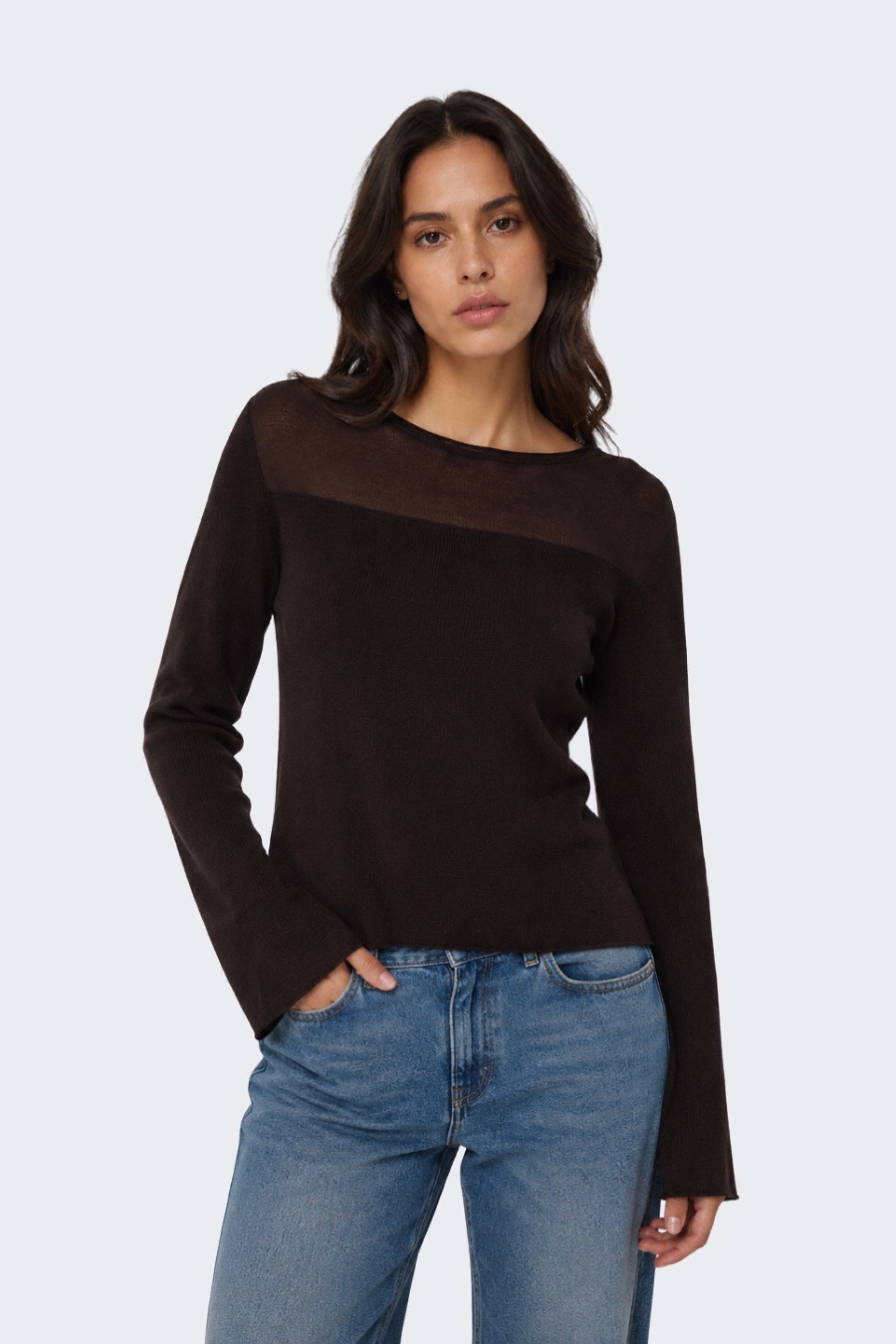 Camisola Vero Moda Crichet Gola O